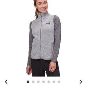 Patagonia Women's Heather Gray Fleece Vest